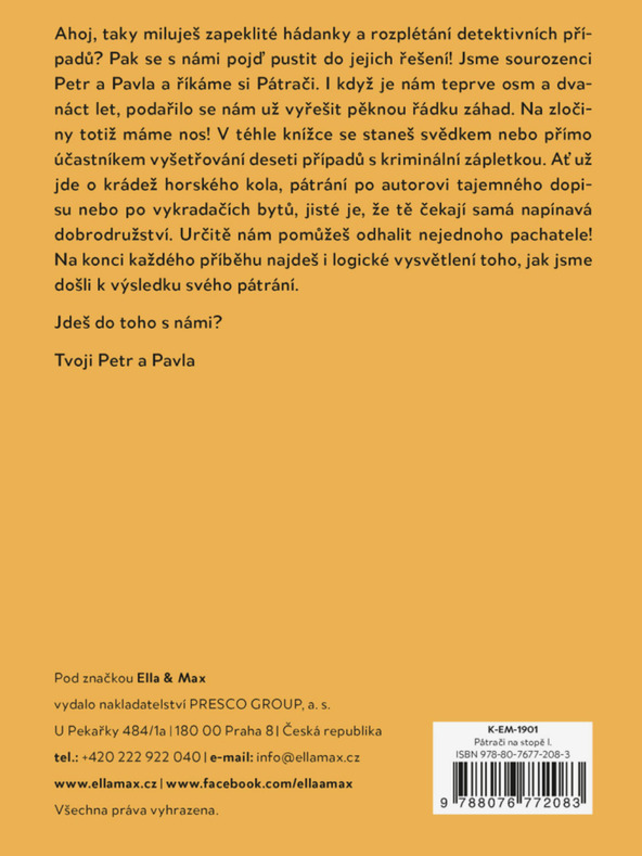 ELLA & MAX PRIJATELJI NA KMEČEK I - Detektivske zgodbe za otroke z uganko