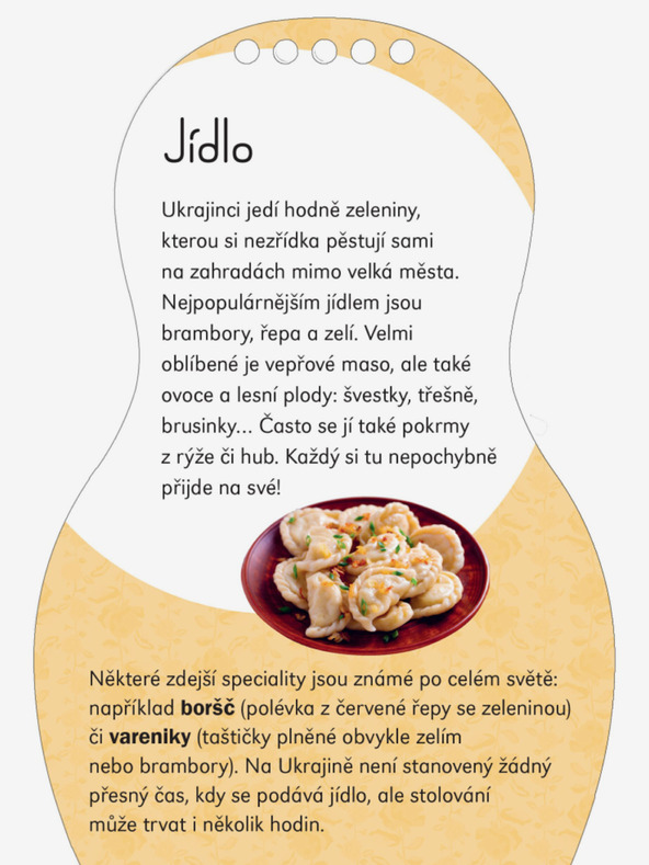 ELLA & MAX Oblačenje ukrajinskih punčk ALINA - pobarvanka