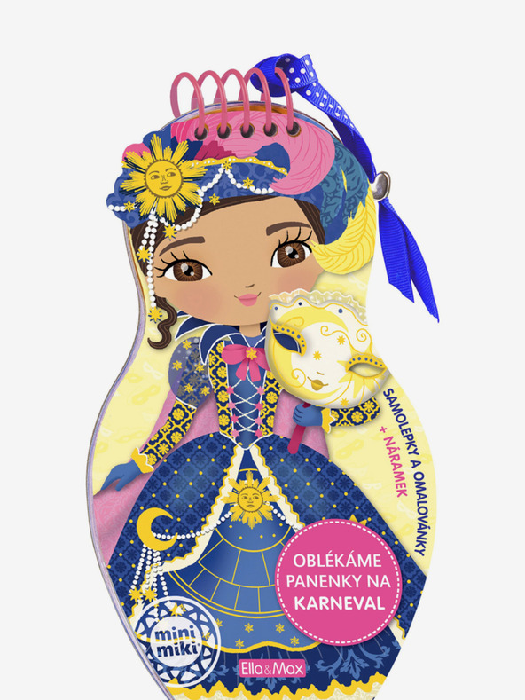 ELLA & MAX Obleka za punčke za karneval - pobarvanka