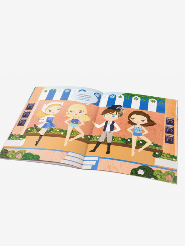 ELLA & MAX Obleka za ZUZKO - Knjiga z nalepkami