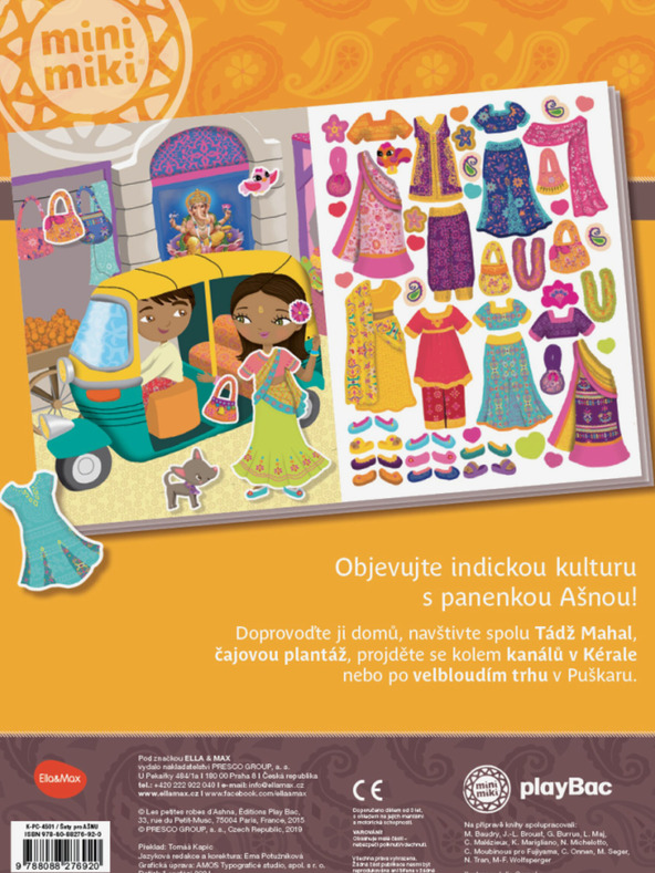 ELLA & MAX Obleka za ASHNA - Knjiga nalepk