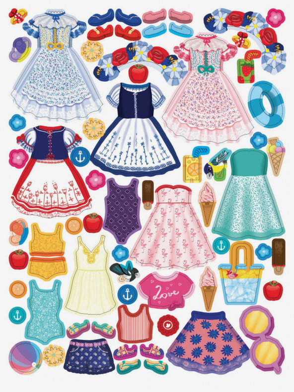 ELLA & MAX Obleke za VIKTORKO ─ Knjiga nalepk