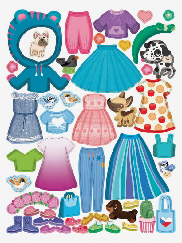 ELLA & MAX Obleke za VIKTORKO ─ Knjiga nalepk