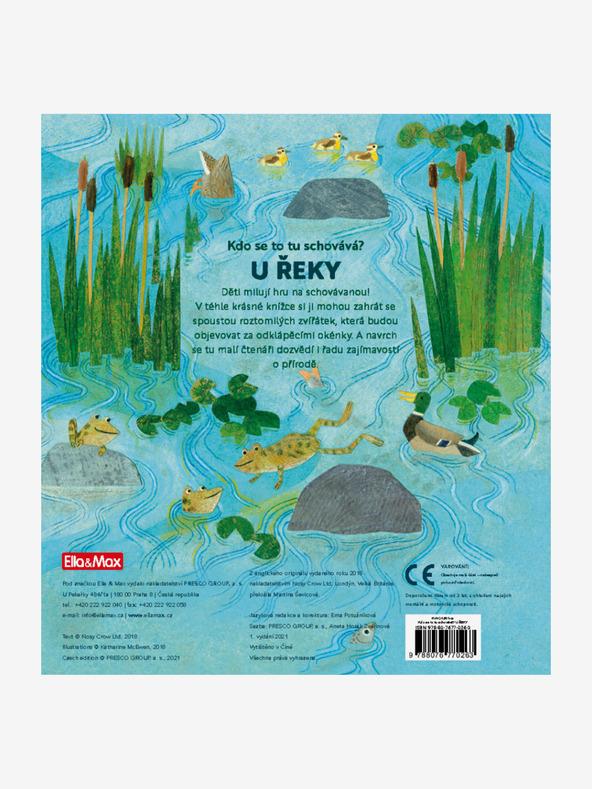 ELLA & MAX Kdo se tukaj skriva? Ob reki - Knjiga z odpirajočimi se okni