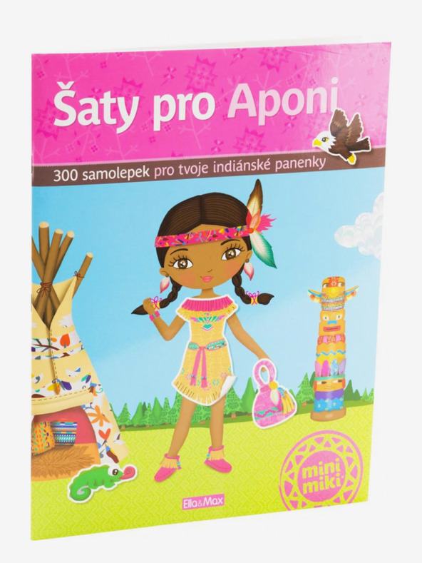 ELLA & MAX Obleka za Aponi - knjiga nalepk