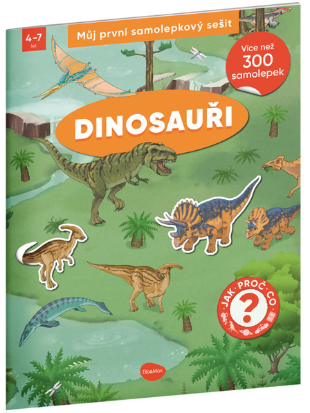 ELLA & MAX Moja prva knjiga nalepk - DINOSAURI