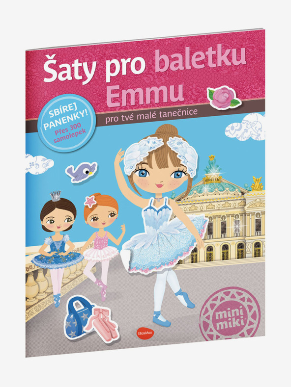 ELLA & MAX Obleka za balerino EMMO - knjiga nalepk