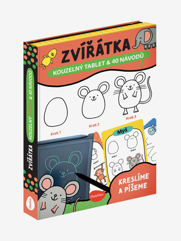 ELLA & MAX Čarobna tablica in 40 navodil - ŽIVALI