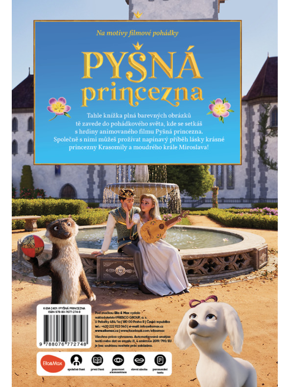 ELLA & MAX PRINCESKA BOROVICA - Knjiga, posneta po filmski pravljici