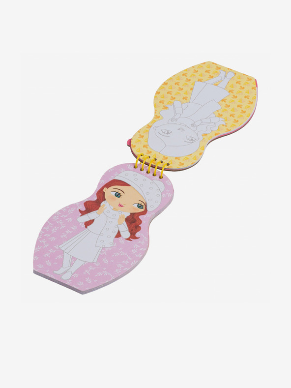 ELLA & MAX Oblačenje slovaških lutk ZUZKA - pobarvanka