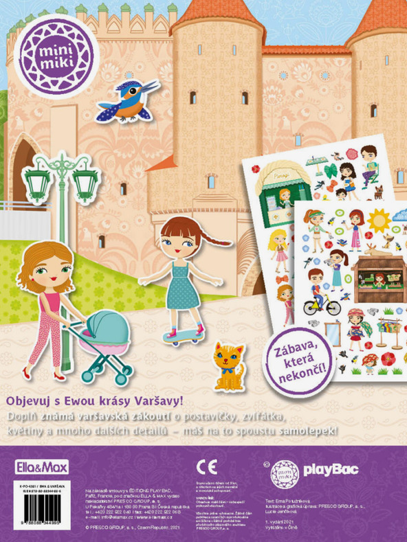 ELLA & MAX EWA & WARSZAWA ─ Mesto plné samolepiek