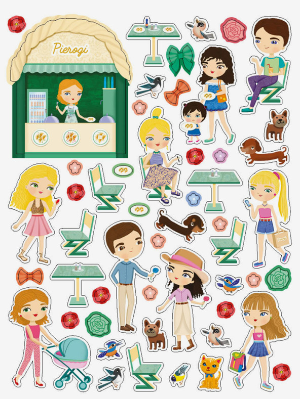 ELLA & MAX EWA & WARSZAWA ─ Mesto plné samolepiek