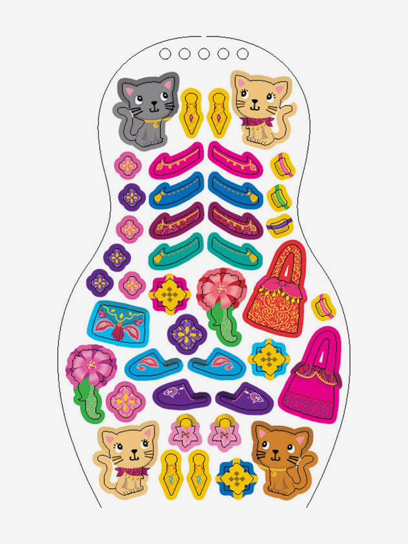 ELLA & MAX Obleci jordanske lutke ZEINA - pobarvanka