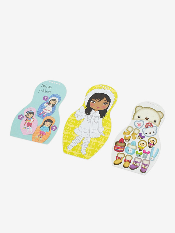 ELLA & MAX Obleka za eskimsko punčko Anouk - pobarvanka