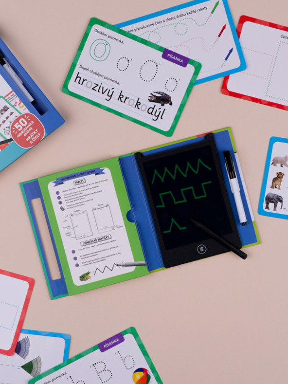 ELLA & MAX Čarobna tablica in praskalniki - Prva pisava