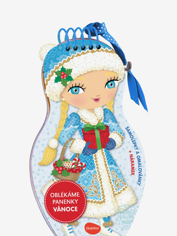 ELLA & MAX Oblačimo punčke BOŽIČ – Pobarvanka