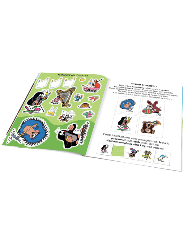 ELLA & MAX KRTEK in POMLAD ─ Knjiga nalepk