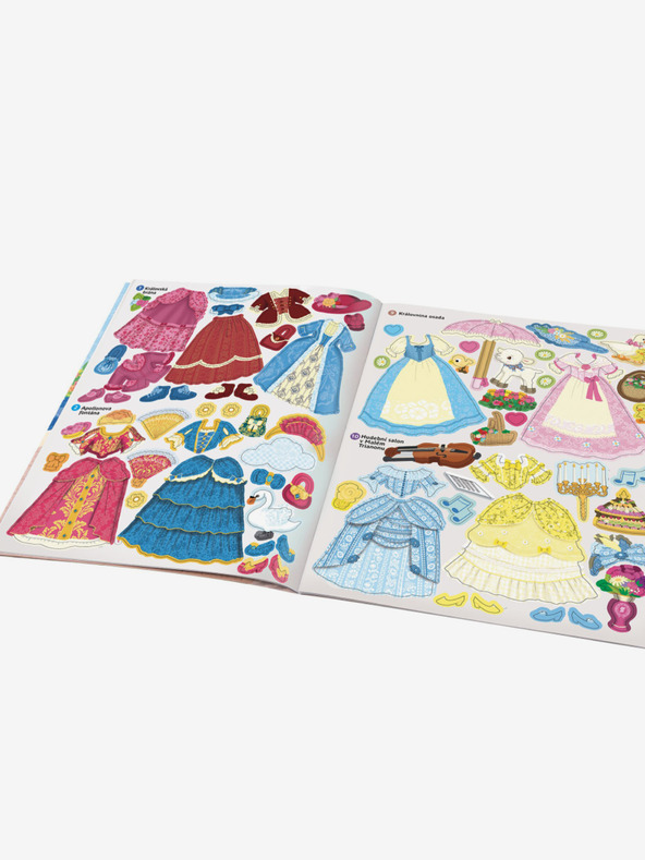 ELLA & MAX Obleke za princeso EMMO – Knjiga nalepk