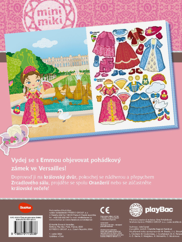 ELLA & MAX Obleke za princeso EMMO – Knjiga nalepk