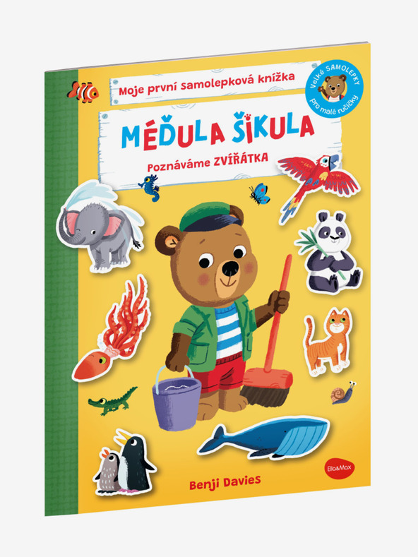 ELLA & MAX MÉDULA ŠIKULA: ZNAMO ŽIVALI - Knjiga z nalepkami