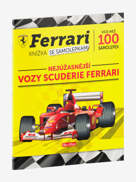 ELLA & MAX FERRARI, Scuderie Cars - Knjiga nalepk