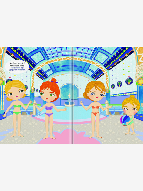 ELLA & MAX Šaty za SARO ─ Knjiga nalepk