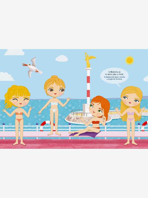 ELLA & MAX Šaty za SARO ─ Knjiga nalepk