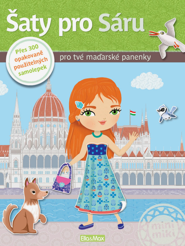 ELLA & MAX Šaty za SARO ─ Knjiga nalepk