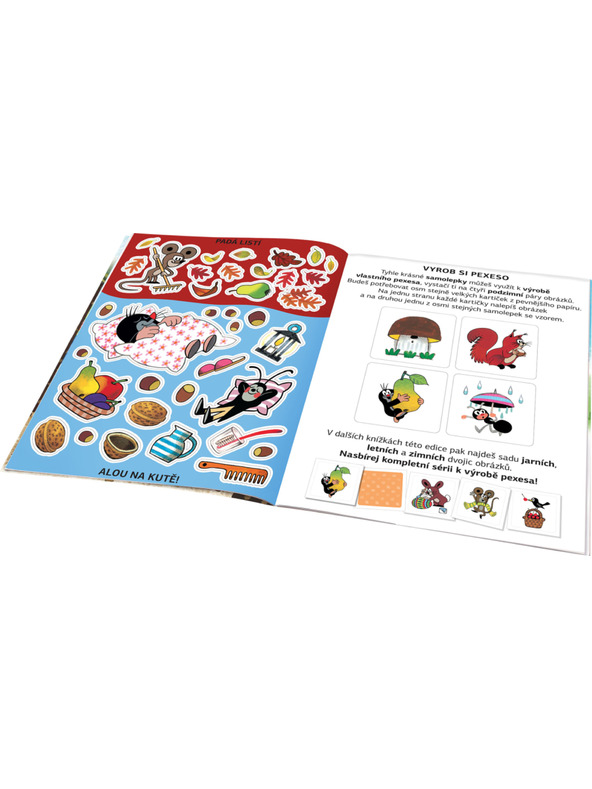 ELLA & MAX KRTEK in JESEN ─ Knjiga nalepk