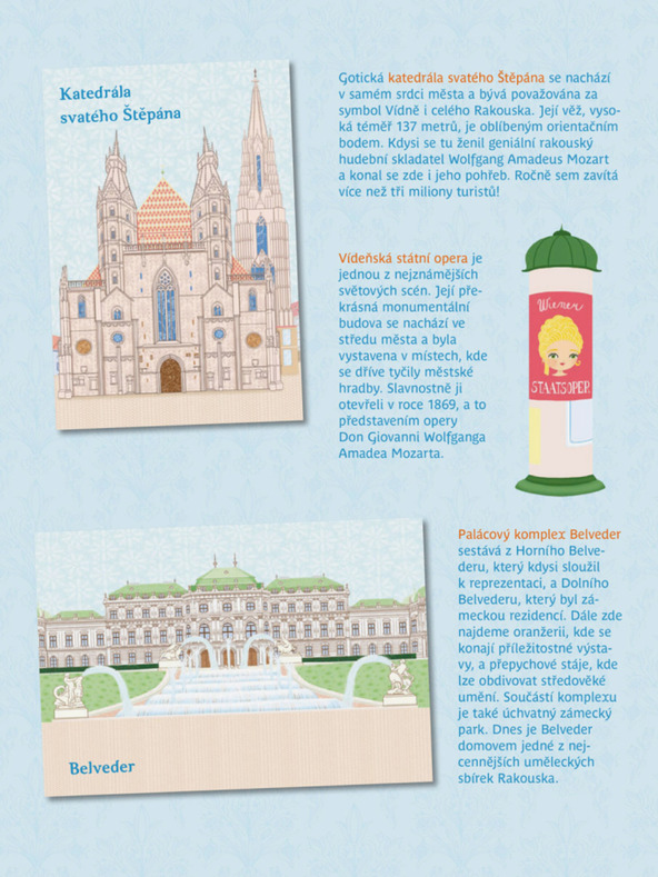 ELLA & MAX JULIJA in DUNAJ - mesto, polno nalepk