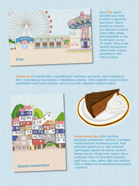 ELLA & MAX JULIJA in DUNAJ - mesto, polno nalepk