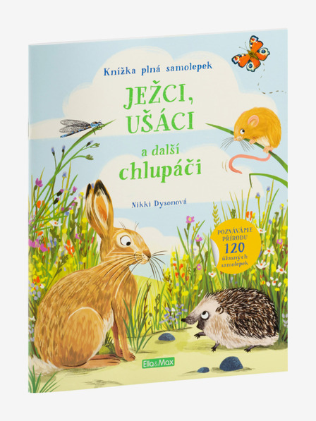 ELLA & MAX Ježi, uši in druga kosmata bitja - Knjiga nalepk