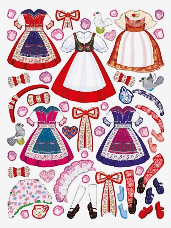 ELLA & MAX Obleke za NATÁLKO ─ Knjiga nalepk