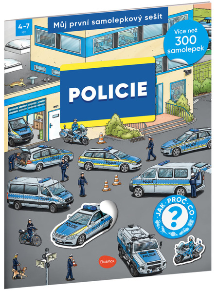 ELLA & MAX Moja prva knjiga nalepk - POLICIJA