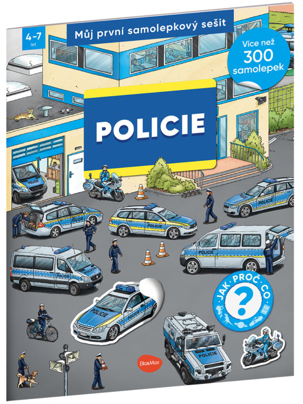 ELLA & MAX Moja prva knjiga nalepk - POLICIJA