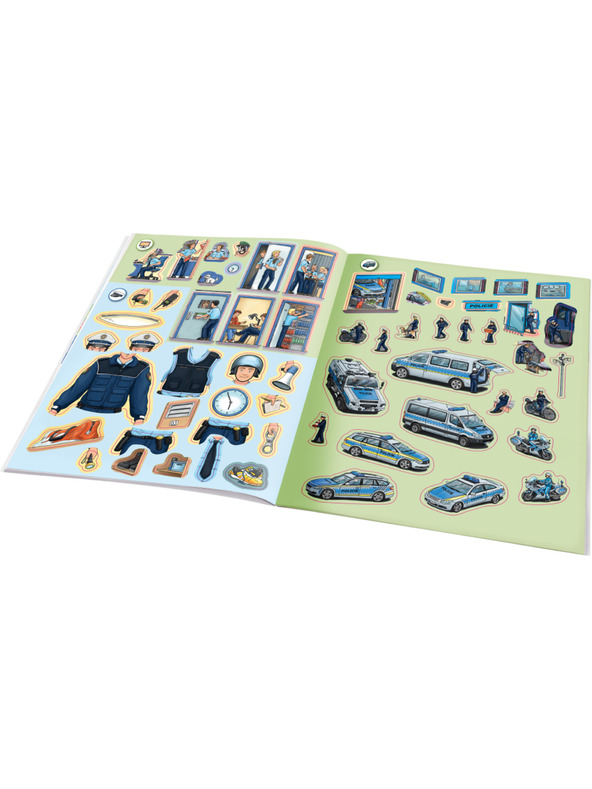 ELLA & MAX Moja prva knjiga nalepk - POLICIJA