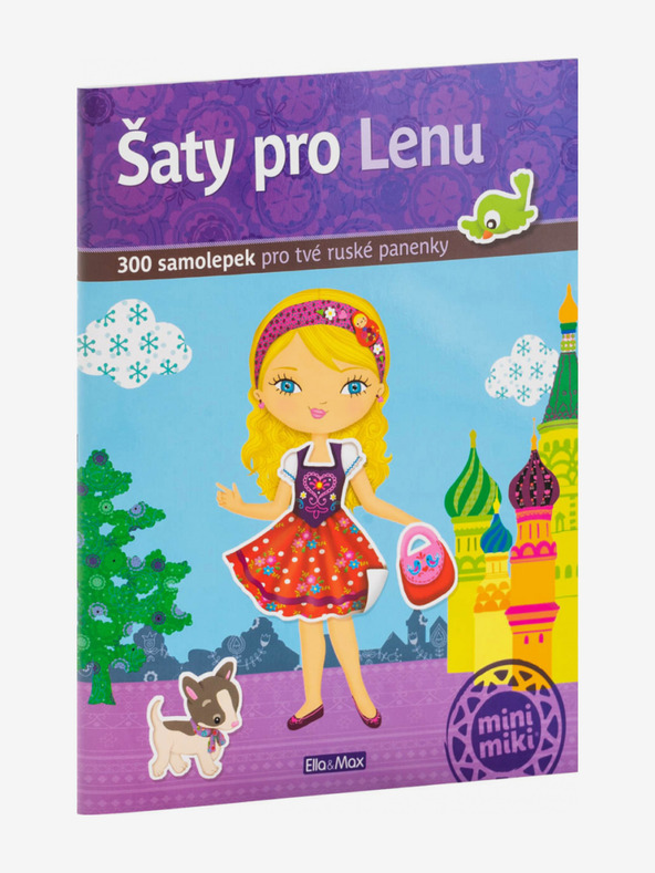 ELLA & MAX Obleka za Leno - knjiga nalepk