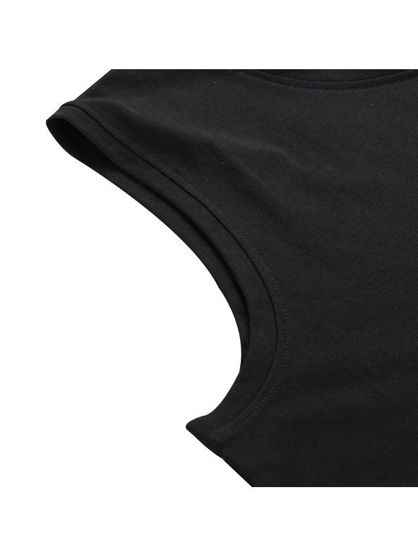 ALPINE PRO Moška hitrosušeča majica brez rokavov ALPINE PRO QARET black