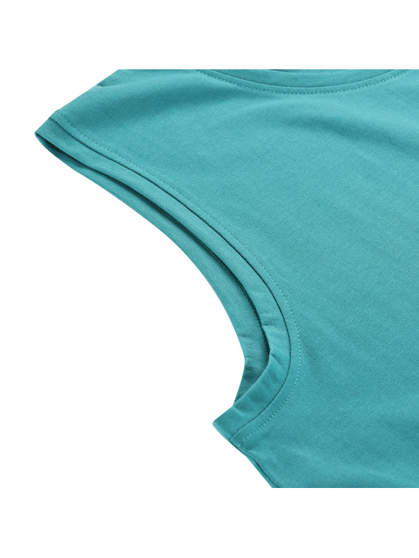 ALPINE PRO Moška hitrosušeča majica brez rokavov ALPINE PRO QARET bayou