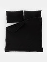 Kvalitex Svileni podaljšani posteljni komplet LUXURY COLLECTION 140x220, 70x90cm črna