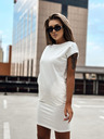 Edoti Bela ženska mini obleka Edoti