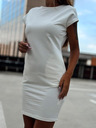 Edoti Bela ženska mini obleka Edoti