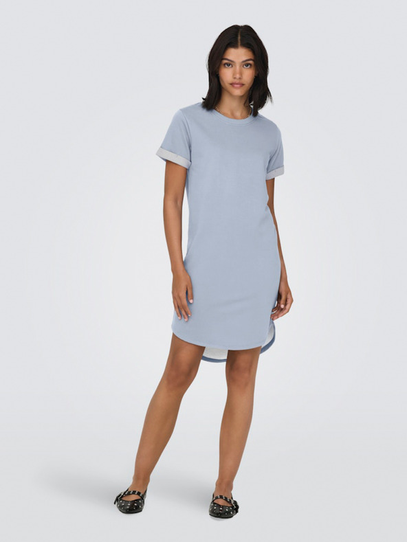 Jacqueline de Yong Svetlo modra ženska obleka JDY