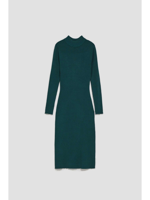 Moodo Zelena ženska obleka Moodo