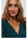 Moodo Zelena čipkasta obleka za ženske Moodo