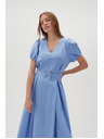 Moodo Ženske modre obleke Moodo