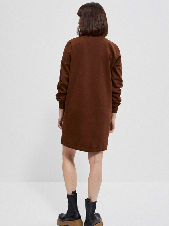 Moodo Rjava ženska obleka Moodo