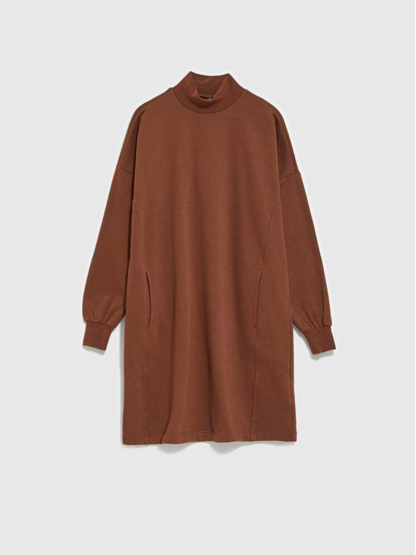 Moodo Rjava ženska obleka Moodo