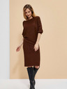 Moodo Rjava ženska obleka Moodo