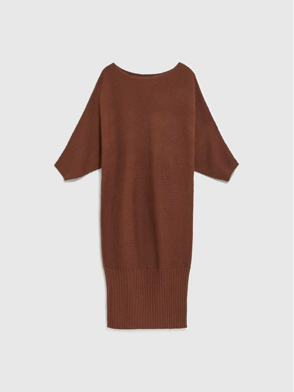 Moodo Rjava ženska obleka Moodo